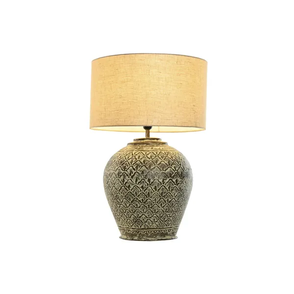 Desk lamp Home ESPRIT Beige Copper Aluminium 50 W 220 V 42 x 42 x 62 cm