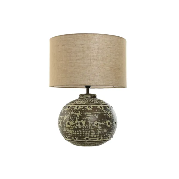 Desk lamp Home ESPRIT Beige Copper Aluminium 50 W 220 V 40 x 40 x 55 cm