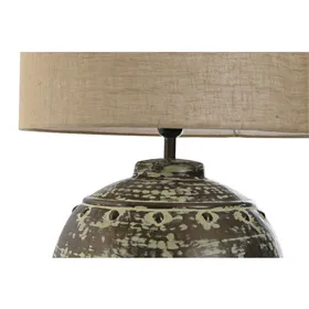Desk lamp Home ESPRIT Beige Copper Aluminium 50 W 220 V 40 x 40 x 55 cm