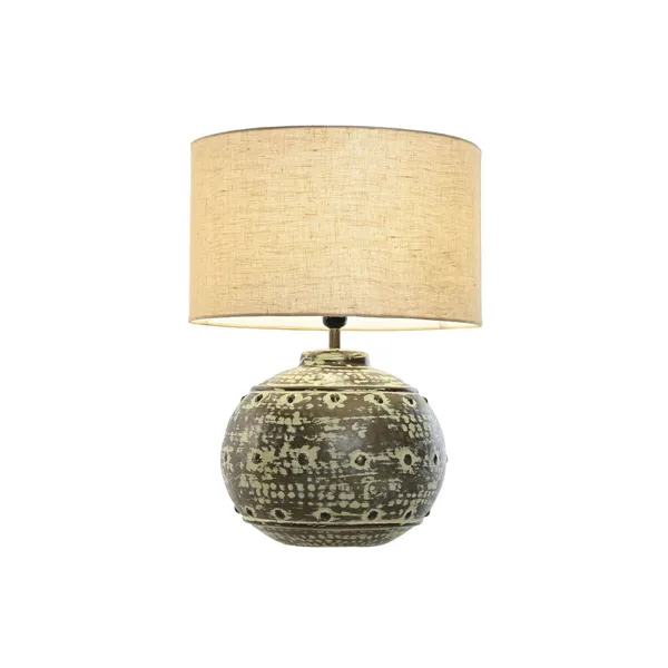 Desk lamp Home ESPRIT Beige Copper Aluminium 50 W 220 V 40 x 40 x 55 cm