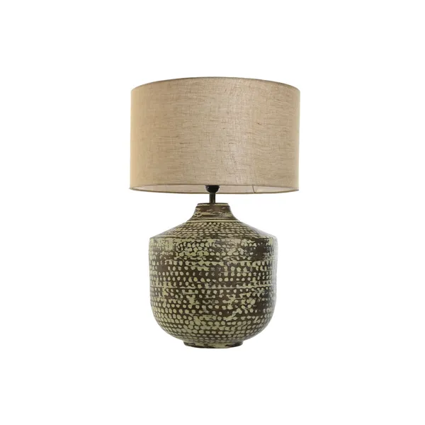 Desk lamp Home ESPRIT Beige Copper Aluminium 50 W 220 V 42 x 42 x 63 cm