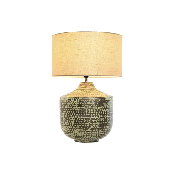 Desk lamp Home ESPRIT Beige Copper Aluminium 50 W 220 V 42 x 42 x 63 cm