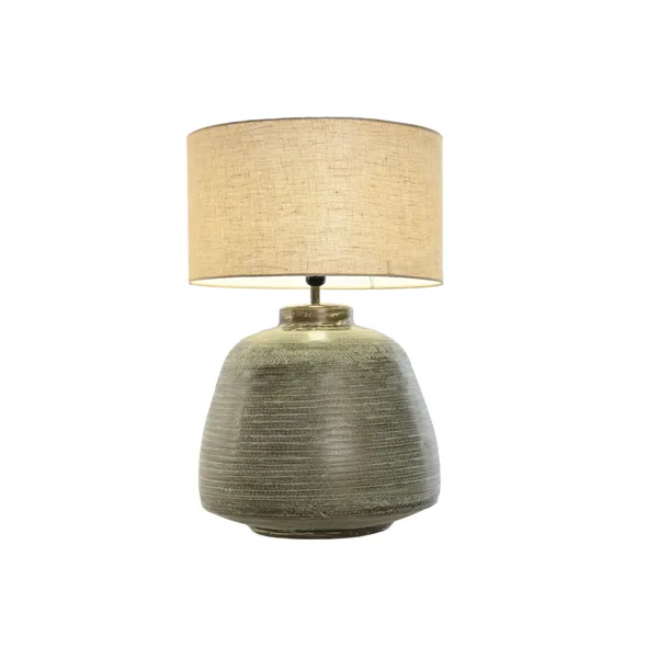 Desk lamp Home ESPRIT Beige Copper Aluminium 50 W 220 V 42 x 42 x 65 cm