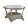Dining Table Home ESPRIT Rattan 120 x 120 x 82 cm