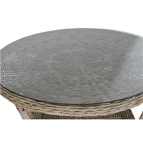 Dining Table Home ESPRIT Rattan 120 x 120 x 82 cm