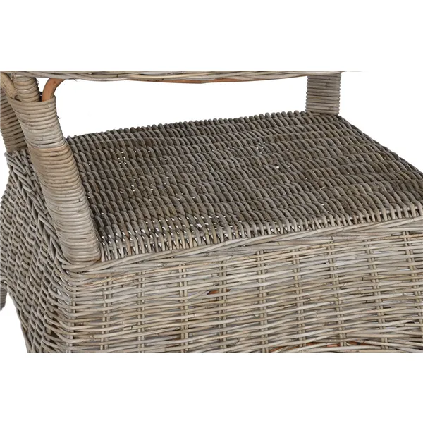 Dining Table Home ESPRIT Rattan 120 x 120 x 82 cm