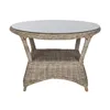 Dining Table Home ESPRIT Rattan 120 x 120 x 82 cm