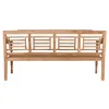 Bench Home ESPRIT Natural Teak Engraving 200 x 65 x 101 cm