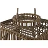 Candleholder Home ESPRIT Natural Crystal 35 x 35 x 35 cm