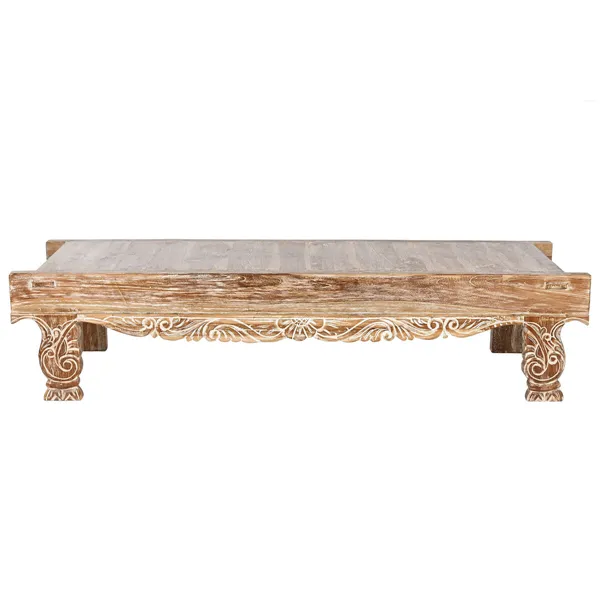 Centre Table Home ESPRIT White 200 x 70 x 45 cm