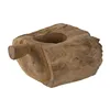Candleholder Home ESPRIT Natural Teak 30 x 25 x 15 cm