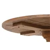 Dining Table Home ESPRIT Natural Teak 140 x 140 x 75 cm
