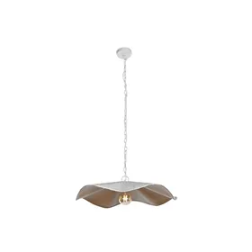 Ceiling Light Home ESPRIT White Golden Metal Iron 50 W 77 x 77 x 16 cm