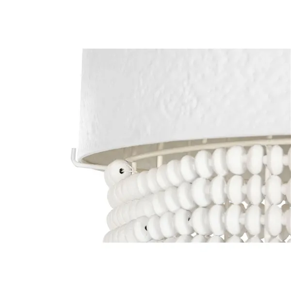 Ceiling Light Home ESPRIT White Wood Metal Iron 50 W 51 x 60 x 69 cm