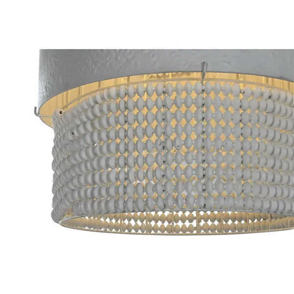 Ceiling Light Home ESPRIT White Wood Metal Iron 50 W 51 x 60 x 69 cm