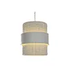 Ceiling Light Home ESPRIT White Wood Metal Iron 50 W 51 x 60 x 69 cm