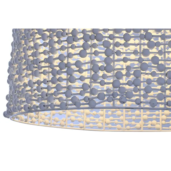 Ceiling Light Home ESPRIT White Wood Iron 50 W 58 x 58 x 71 cm