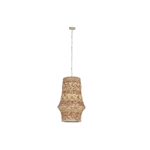 Ceiling Light Home ESPRIT Natural Wood Iron 50 W 50 x 50 x 78 cm