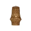 Ceiling Light Home ESPRIT Natural Wood Iron 50 W 50 x 50 x 78 cm