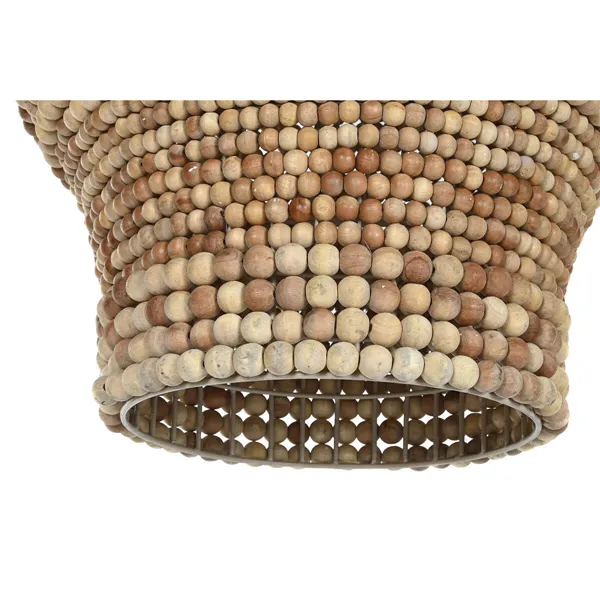 Ceiling Light Home ESPRIT Natural Wood Iron 50 W 50 x 50 x 78 cm