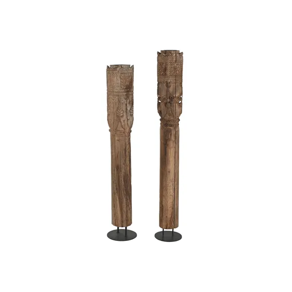 Decorative Figure Home ESPRIT Brown Black Single part