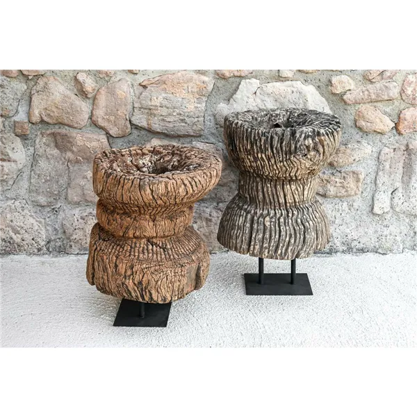 Decorative Figure Home ESPRIT Black Dark brown Single part