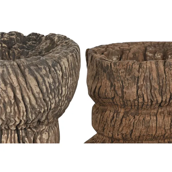 Decorative Figure Home ESPRIT Black Dark brown Single part
