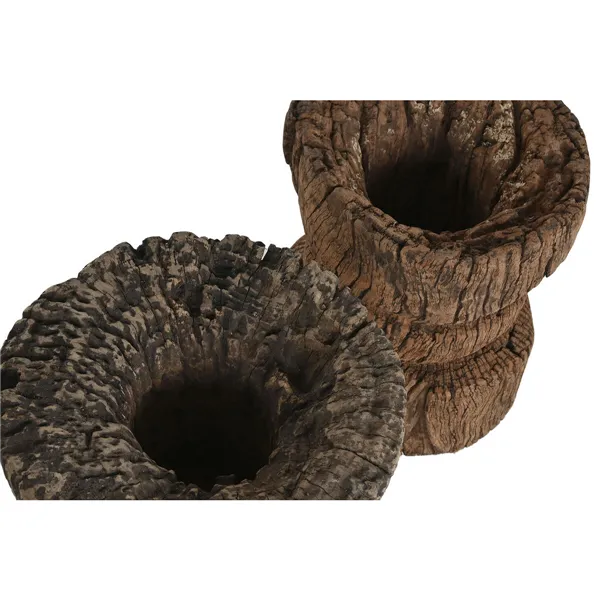 Decorative Figure Home ESPRIT Black Dark brown Single part