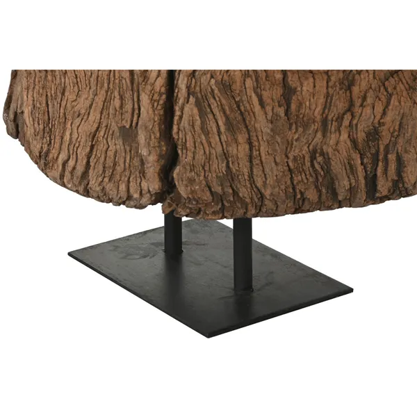 Decorative Figure Home ESPRIT Black Dark brown Single part