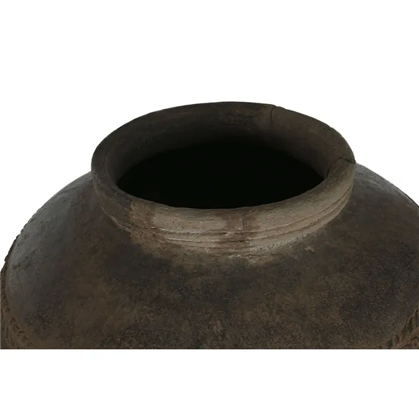Vase Home ESPRIT Brown Ceramic Terracotta Single part 80 X 80 X 130 CM