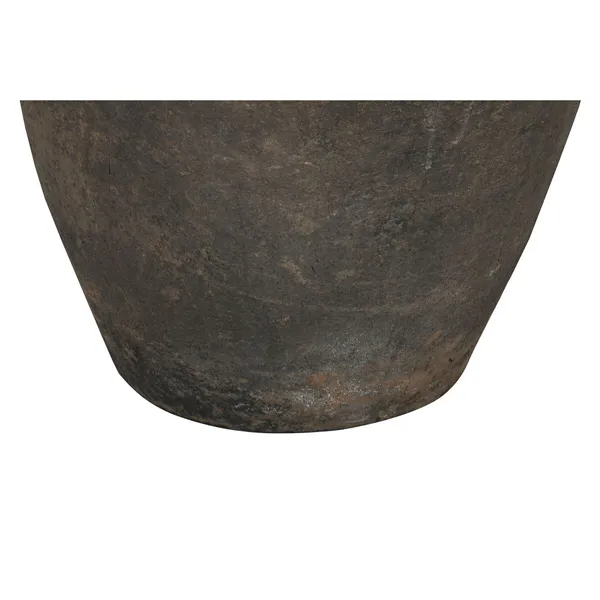Vase Home ESPRIT Black Ceramic Terracotta Single part 76 x 76 x 96 cm