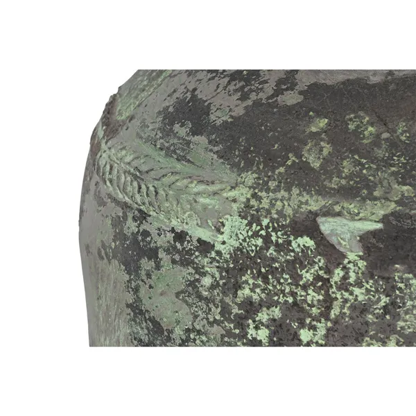 Vase Home ESPRIT Green Ceramic Terracotta Single part 65 X 65 X 72 CM