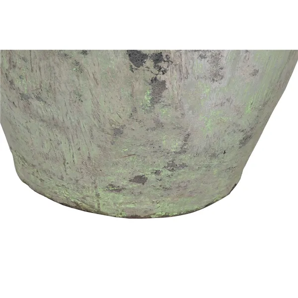 Vase Home ESPRIT Green Ceramic Terracotta Single part 65 X 65 X 72 CM