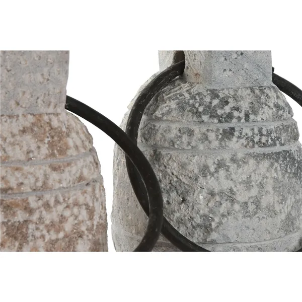 Door stop Home ESPRIT Stone Iron 15 x 15 x 26 cm