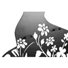 Wall Decoration Home ESPRIT Black Cat 37 x 1,3 x 48 cm (4 Units)