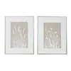 Canvas Home ESPRIT White Beige Flowers Scandinavian 62 x 4,5 x 82 cm (2 Units)