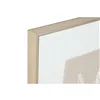 Canvas Home ESPRIT White Beige Flowers Scandinavian 62 x 4,5 x 82 cm (2 Units)