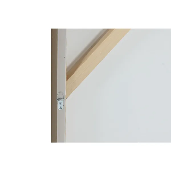 Canvas Home ESPRIT White Beige Flowers Scandinavian 62 x 4,5 x 82 cm (2 Units)