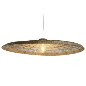Ceiling Light Home ESPRIT Light brown 110 x 110 x 15 cm
