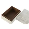 Jewelry box Home ESPRIT Bone Mango wood 18 x 13 x 7,7 cm (2 Pieces)