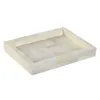 Decorative tray Home ESPRIT Beige Stripes Colonial