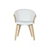 Dining Chair Home ESPRIT White Polyester Wood 60 x 57,5 x 79 cm