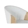 Dining Chair Home ESPRIT White Polyester Wood 60 x 57,5 x 79 cm