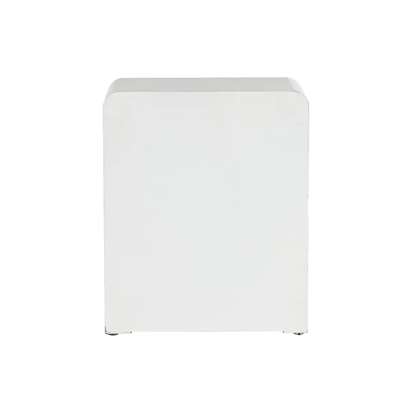 Nightstand Home ESPRIT White MDF Wood 40 x 30 x 48 cm