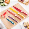 Set of Ceramic Coated Knives with Peeler Knoolvs InnovaGoods 6 Pieces