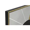 Canvas Home ESPRIT Black Golden polystyrene Canvas Lady 82 x 3,5 x 122 cm (2 Units)