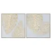 Canvas Home ESPRIT Canvas MDF Wood 82 x 4,5 x 82 cm