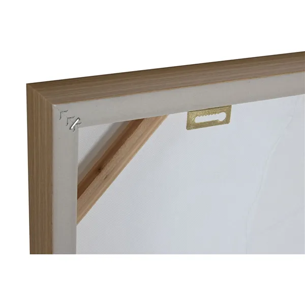 Canvas Home ESPRIT Canvas MDF Wood 82 x 4,5 x 82 cm