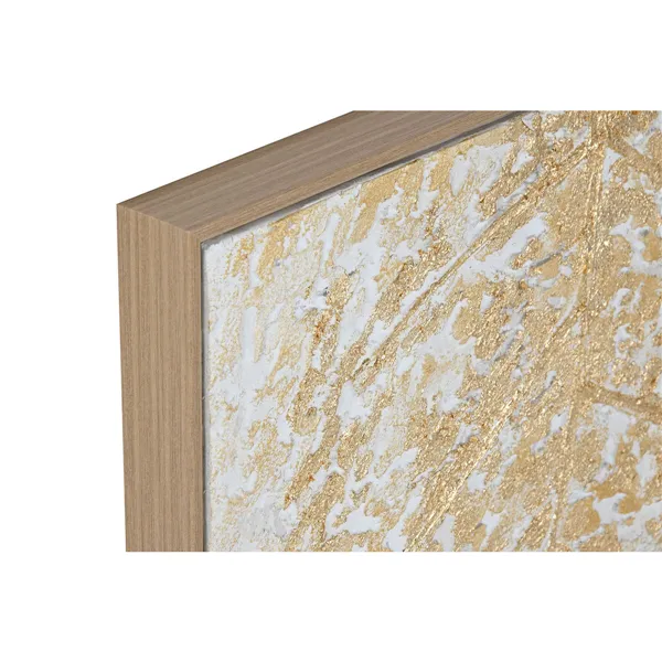 Canvas Home ESPRIT Canvas MDF Wood 82 x 4,5 x 82 cm