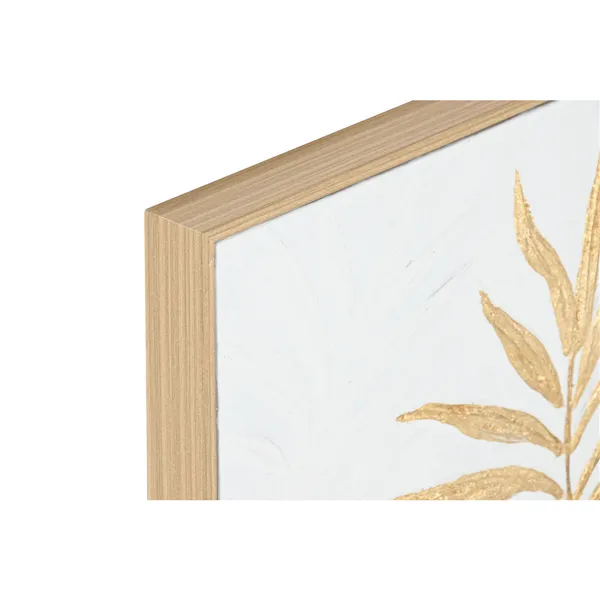 Canvas Home ESPRIT Canvas MDF Wood 42 x 4 x 42 cm